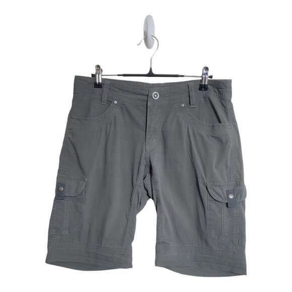 Kuhl Shorts Women 6 Splash 11" Bermuda Cargo Gorpcore Utility Military 6084 - Picture 1 of 11